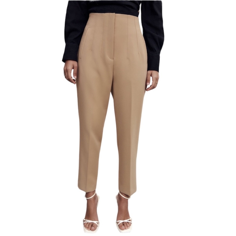 Zara High Waist Pleated Pants